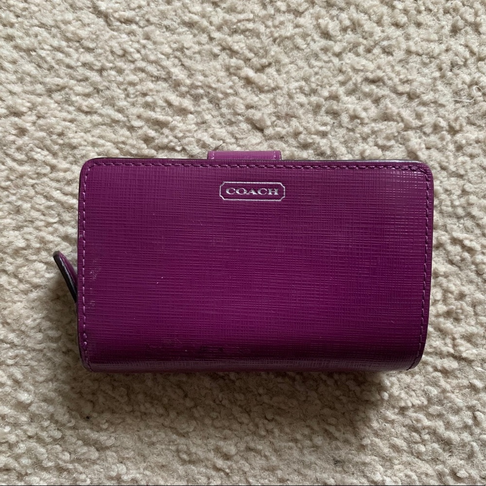 Purple coach wallet!